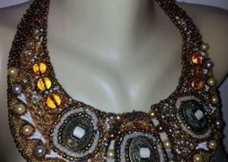 Colier handmade unicat "NEFERTITI"