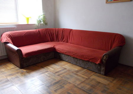 Coltar extensibil 2+3 (locuri) + husa de catifea caramizie Coltar extensibil 2+3 (locuri) + husa de catifea caramizie