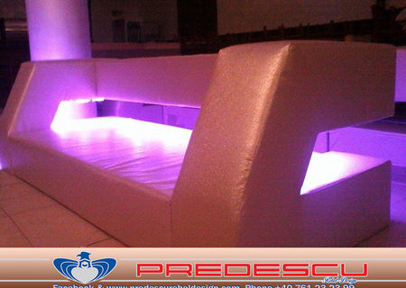 Coltare Canapele Club Cu Lumini LED Incorporate Predescu Rebel Design