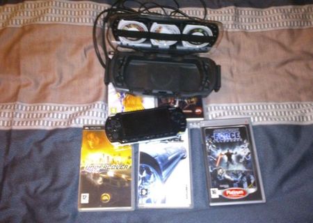 Consola PSP 3004 Modat  card 4 gb