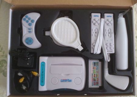 Consola Wireless de joc ptr TV. Game play 198 de jocuri. Garantie