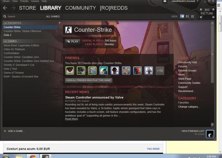 Cont Steam CS:GO si altele Cont Steam CS:GO si altele