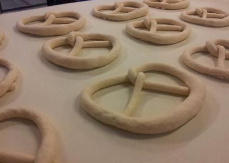 Covrigi congelati (gata impletiti)