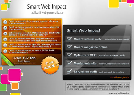 Creeare site- uri web personalizate