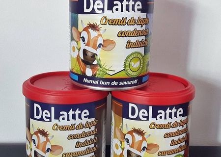 Crema De Lapte Condensat In 3 Arome - DeLatte Crema De Lapte Condensat In 3 Arome - DeLatte