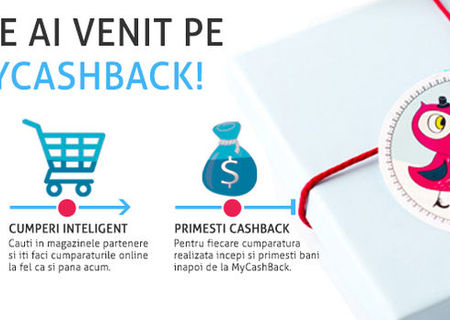 Cu MyCashBack.ro cumparati online si castigati cashback! Cu MyCashBack.ro cumparati online si castigati cashback!