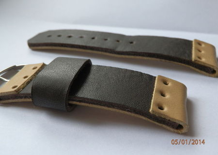 curele de ceasuri din piele (handmade)