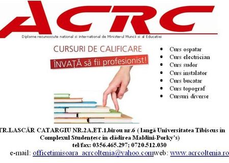 Cursuri calificare