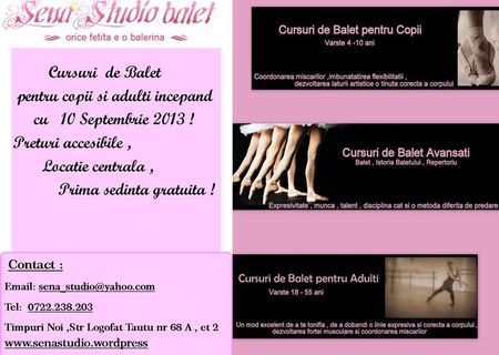 Cursuri de balet Cursuri de balet