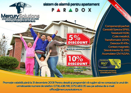 De vanzare sistem de alarma PARADOX