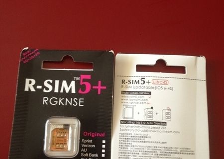 Decodez iPhone 4s R Sim 5+ orice retea IOS 5 ..6 IOS 7 NOU