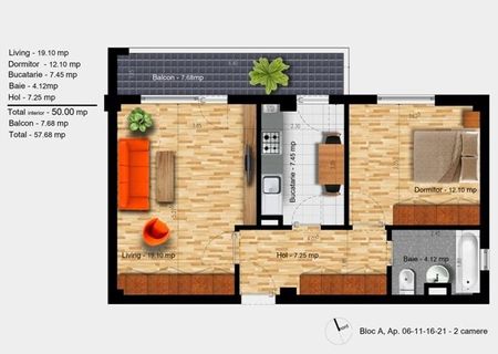 Dezvoltator vand apartament 2 camere 58 mp DISPONIBIL IMEDIAT Metrou IMGB