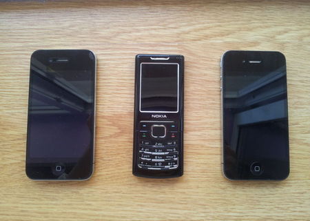 Doua iphone4 impecabile+nokia6500 clasic