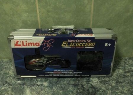 Elicopter radiocomandat Lima TB2106A deosebit in servieta metalica Elicopter radiocomandat Lima TB2106A deosebit in servieta metalica
