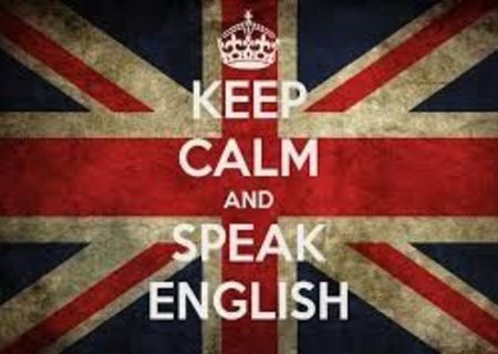 English, my friend! English, my friend!