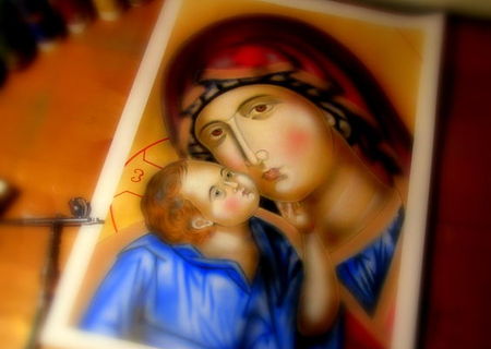 Execut la comanda desene si picturi in grafica si culori acrilice