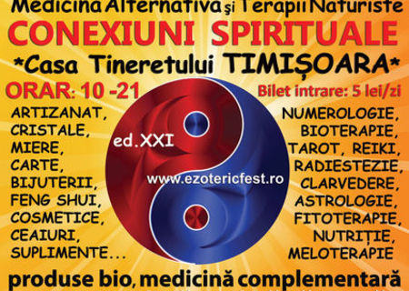 EzotericFest Timisoara 8 -11 Nov 2018 ed.XXI – Conferinte Expozitie