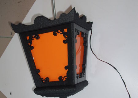 Felinar din polistiren decor Felinar din polistiren decor