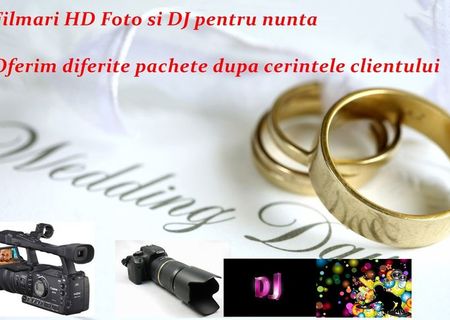 Filmari HD foto DJ pentru nunta ta reduceri de pret 2014