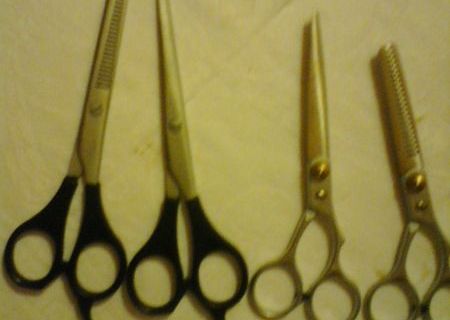 foarfeca de tuns si de filat