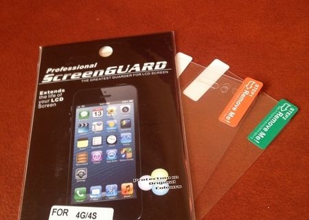 Folie protectie pentru Apple iPhone 4 / 4S / 5 Folie protectie pentru Apple iPhone 4 / 4S / 5