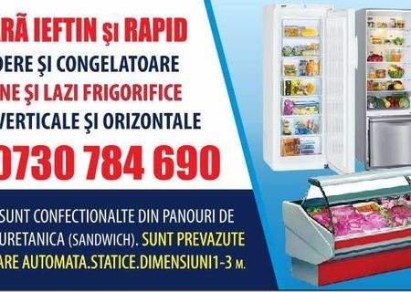 Frigidere, congelatoare, lazi, vitrine si combine frigorifice