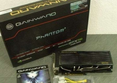 Gainward nvidia geforce gtx 580 phantom, 1536mb, gddr5 Gainward nvidia geforce gtx 580 phantom, 1536mb, gddr5