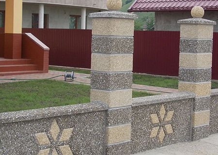 Gard Ornamental din Beton
