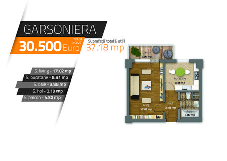 Garsoniera decomandata Bul. Metalurgiei Garsoniera decomandata Bul. Metalurgiei
