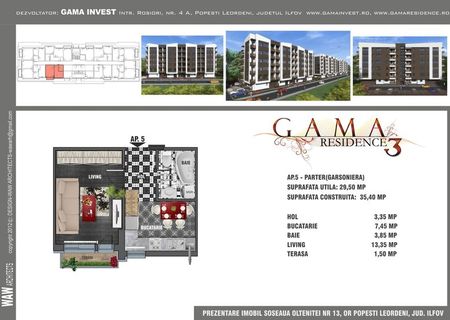 Garsoniera soseaua Oltenitei 0% comision