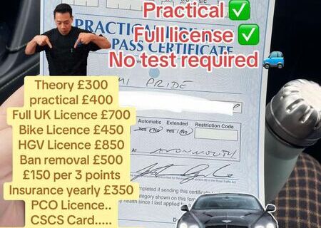 Get your full  drivers license