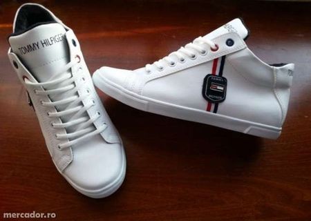 GHETE TOMMY HILFIGER slim imblanite model inedit alb cod 56