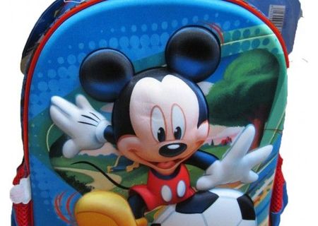 Ghiozdan de gradinita Model Disney 3D Mickey / Minnie Mouse Ghiozdan de gradinita Model Disney 3D Mickey / Minnie Mouse