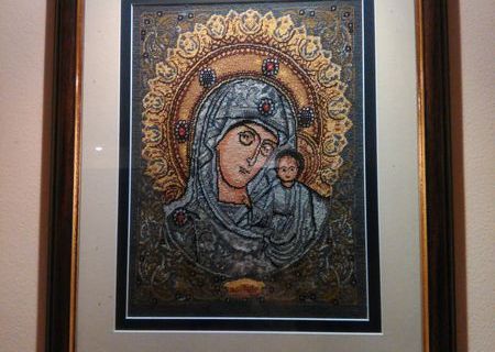 Goblen Sfanta Maria si pruncul