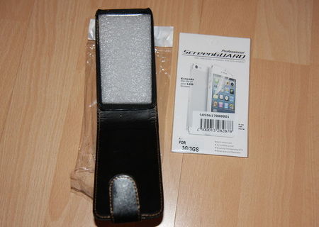 Husa si folie iphone 3G sau 3GS