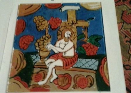 Icoana cu Isus in vita-de-ve.