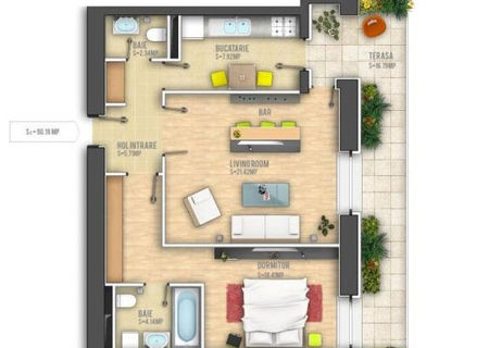 Inchiriere apartament nou Complex Asmita