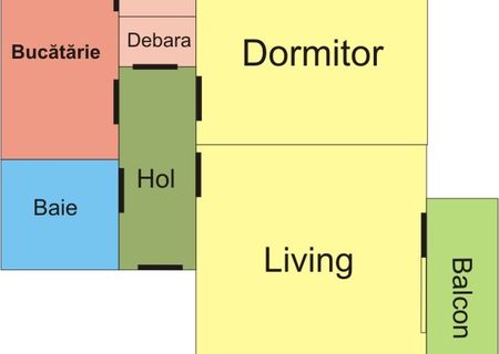 Inchiriez apartament cu doua camere