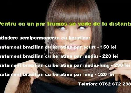 Indreptare cu keratina