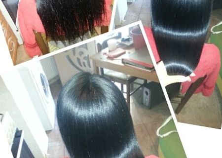 Indreptarea si tratamentul parului cu keratina organica