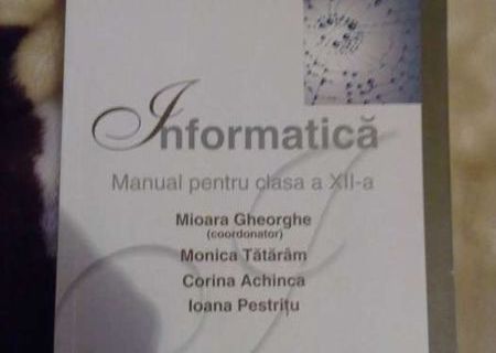 Informatica - manual pentru clasa a XII-a