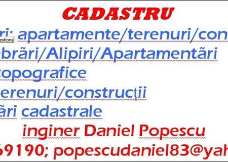 Intabulari Cadastru