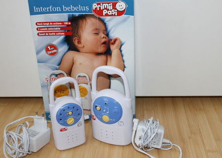 interfon bebelus PRIMII PASI