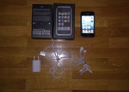 Iphone 3GS putin folosit, la cutie toate accesoriile incluse, neblocat Iphone 3GS putin folosit, la cutie toate accesoriile incluse, neblocat