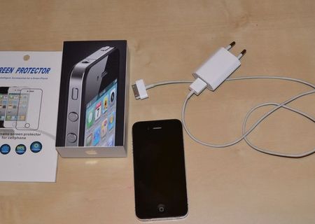 iPhone 4 negru,16 GB,650 ron