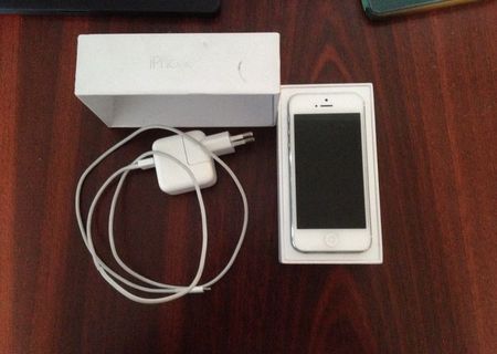iphone 5 16 gb alb impecabil ( negociabil) deblocat in irice retea