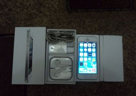 Iphone 5 white 16 gb impecabil