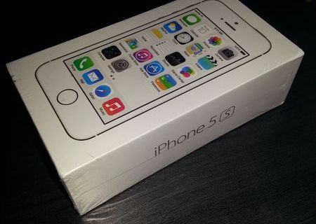 iPhone 5S Gold, 32GB, Neverlocked, Nou - Sigilat, Garantie 1 an