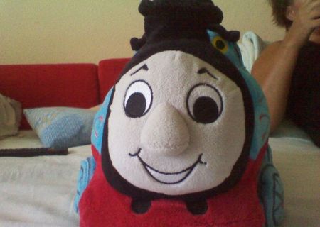 jucarie plus trenulet Thomas mare(1m lungime)