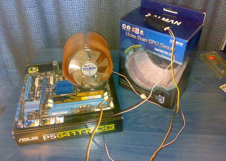 Kit LGA 775 procesor+placa de baza+cooler aftermarket+ram Kit LGA 775 procesor+placa de baza+cooler aftermarket+ram